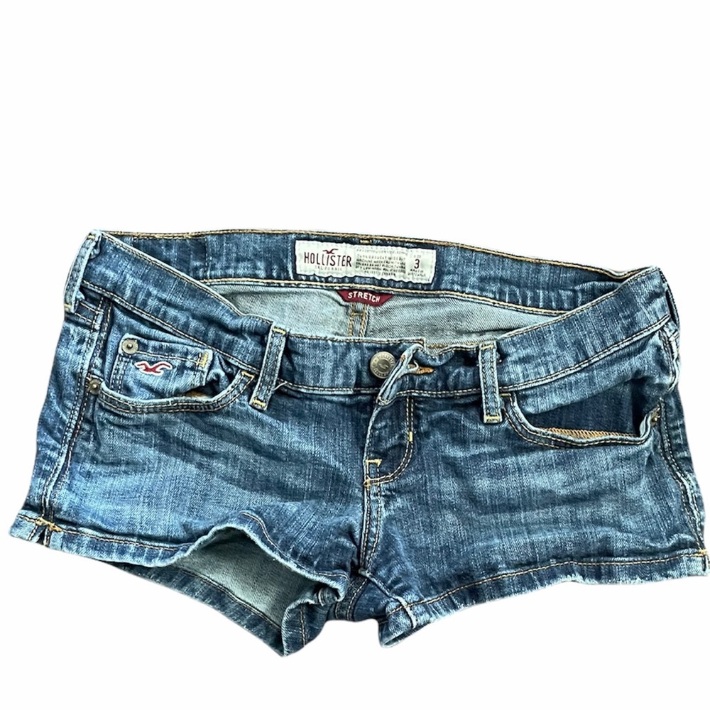 Blue jean Hollister Shorts